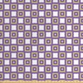 thumbnail image 1 of Abstract Geometry Fabric by the Yard, Symmetrical Patchwork Style Abstract Tones Illustration, Decorative Upholstery Fabric for Chairs & Home Accents, Lavender Yellow by Ambesonne, 1 of 4