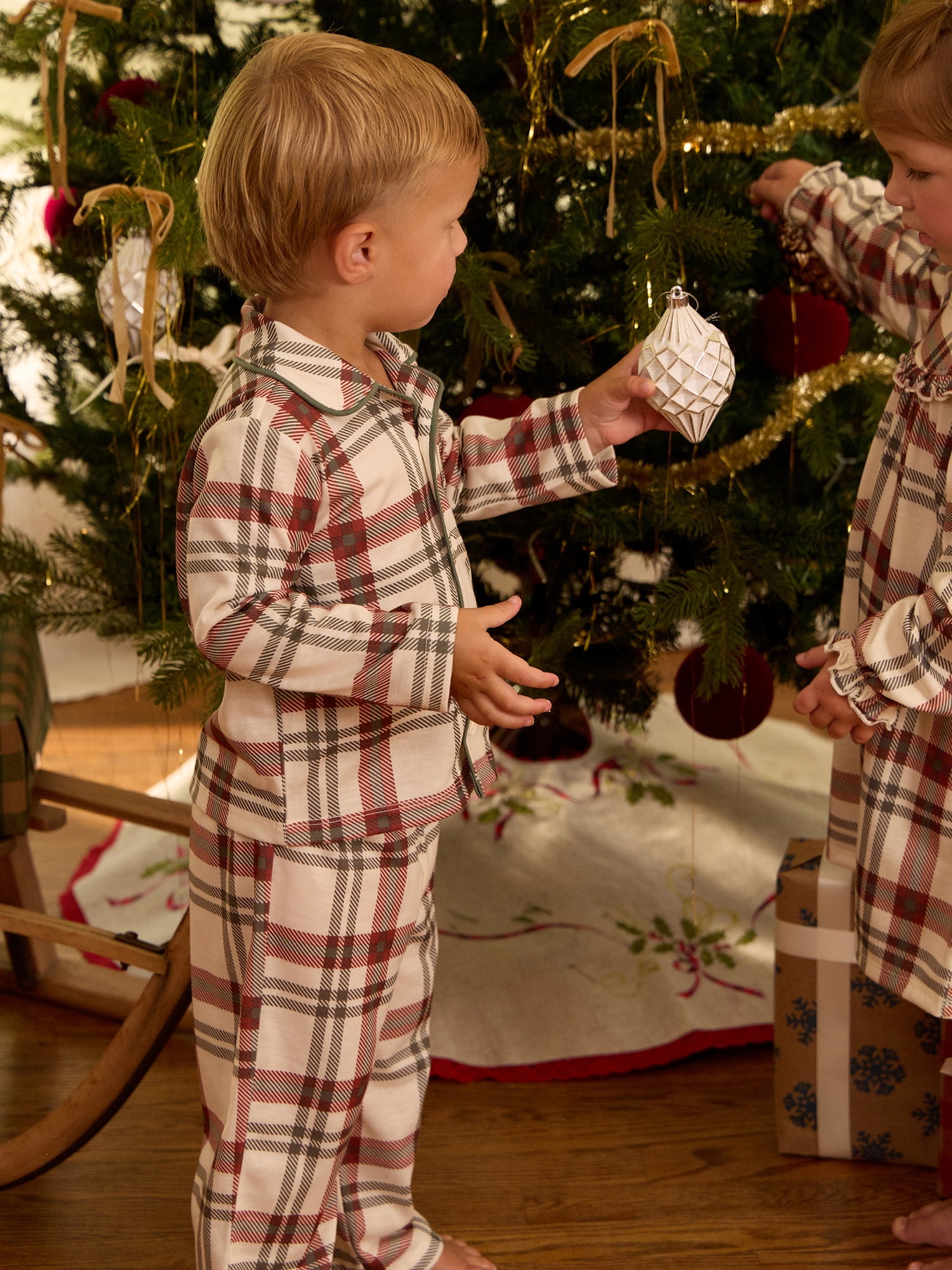 Modern Moments by Gerber Christmas Coat Set Pajama, 2-Piece, Sizes 12 Months - 5T
