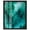 Black Frame, variant on Textured Teal I Shadowbox Print Teal Abstract Art by Art Remedy, White Frame, 24 x 30