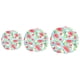 thumbnail image 3 of KDJ Reusable Bowl Covers Set of 3 Sizes Stretch Fabric Food Storage Lids Elastic Waterproof Dustproof Breathable Plate Covers for Fridge Table Car 26.5/20.5/16.5cm Colorful, 3 of 10