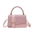 thumbnail image 1 of Bolso de mano elegante de PU para mujer, bolso de hombro tipo cartera para citas. Rosa, 1 of 9