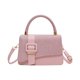 thumbnail image 1 of Bolso de mano para mujer, portátil, moderno y elegante, de piel sintética, tipo cartera, para regalar. Rosa, 1 of 9