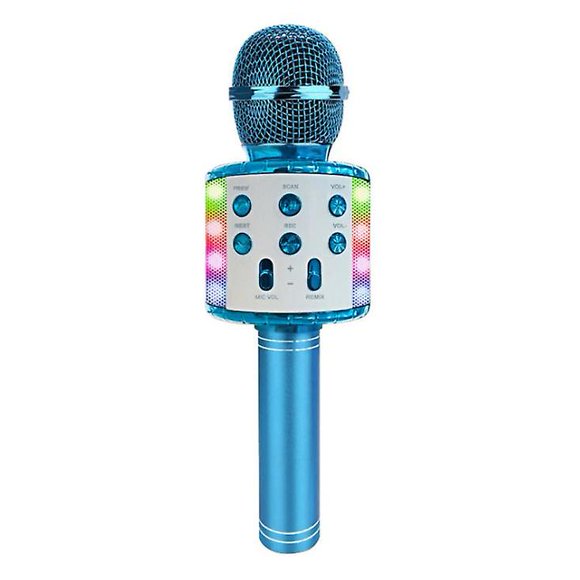 Trådlös Bluetooth-mikrofon med LED-lampor Julgåvor till barn