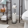 thumbnail image 2 of ELLE Paris Noir Freestanding Toilet Paper Dispenser and Reserve in Black, 2 of 8