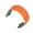 Grey Orange, variant on M Buder 2pcs Magnet Replacement Watch Straps Silicone Magnetic Closure Watch Strap for Mi Band 8 Pro Black, Adjustable Unisex Sport Wristband, Water-Resistant (8.7 inches / 22.1 cm) [cite: 10]