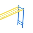 thumbnail image 3 of COMPUKAS 1 Ensemble Bac à Sable Gym Modèle Plastique Extérieur pour Collectionneurs Décoration Intérieure, 3 of 8