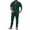 Dark Green, variant on Glisme Mens 2 Piece Sets Summer Outfits Casual Fashion Button Short Sleeve Pocket Shirt Pants Suit Trend Matching Set