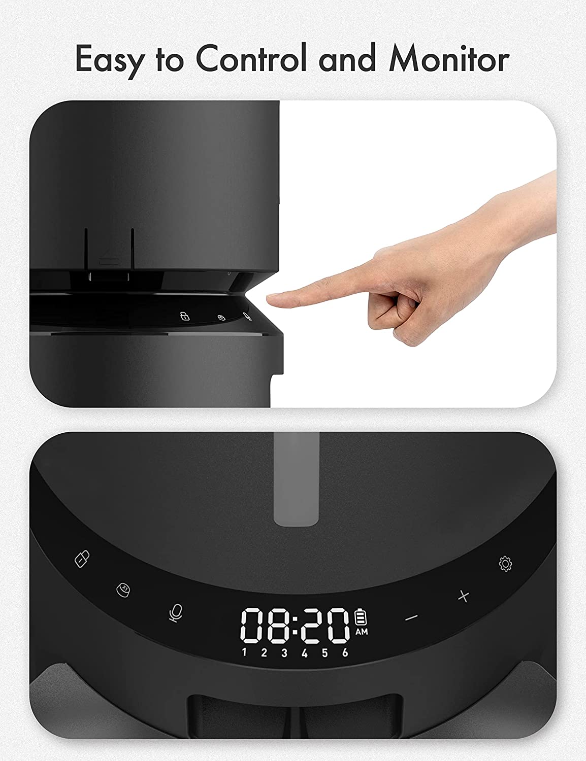 Petlibro Automatic Feeder for Two Cats, 5L photo 2