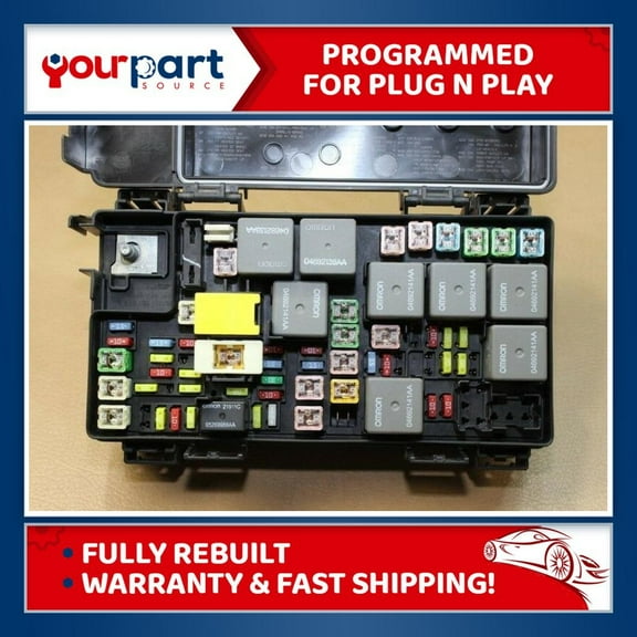 2010 Liberty Nitro TIPM Temic Integrated Fuse Box Module 04692304 Rebuilt TIPM