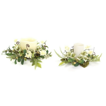 pack of 4 decorative artificial white hydrangea candle pack of 4 decorative artificial white hydrangea candle