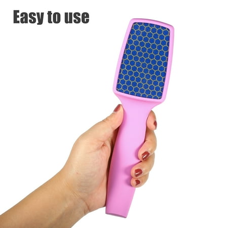 Unique Bargains Foot File Removes Dead Skin Pedicure Foot Scrubber Dead Skin Remover Pink