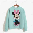 thumbnail image 5 of Sudadera básica de cuello redondo para mujer, nueva sudadera con capucha con estampado de Minnie Mouse de Disney de primavera 2024, jersey informal Harajuku para niña, 5 of 5