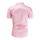 thumbnail image 4 of Blusa y camisa de manga corta con cuello vuelto para hombre, camisa brillante de manga corta con cuello vuelto, blusa de manga corta con cuello vuelto, abrigo de poliéster para hombre, 4 of 8