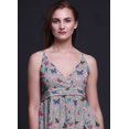 thumbnail image 2 of Bimba Butterfly Women Printed Sleeveless Long Maxi Strappy Bohemian Beach Dress-Large, 2 of 6