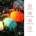 thumbnail image 4 of 12PCS LED Easter Eggs Warm Yellow Glow in The Dark Eggs Colourful Easter Egg Decoration Crafts for Easter Party Home Tree Banister Party, 4 of 9