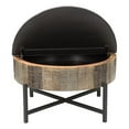 thumbnail image 2 of Pemberly Row Round Storage Coffee Table made with Mango Wood in Rustic Vintage, 2 of 6