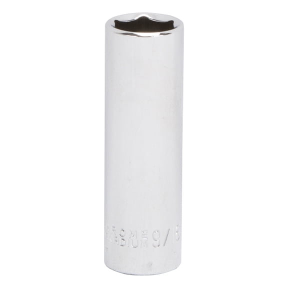 Vulcan MT6495725 Drive Socket, 9/16 in Socket, 3/8 in Drive, 6-Point, Chrome Vanadium Steel, Chrome