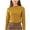 Yellow, variant on Women's Mock Turtle Neck Tops Slim Fit Long Sleeve Pullover T Shirt Lightweight Tight Tops Dressy Office Work Blouses