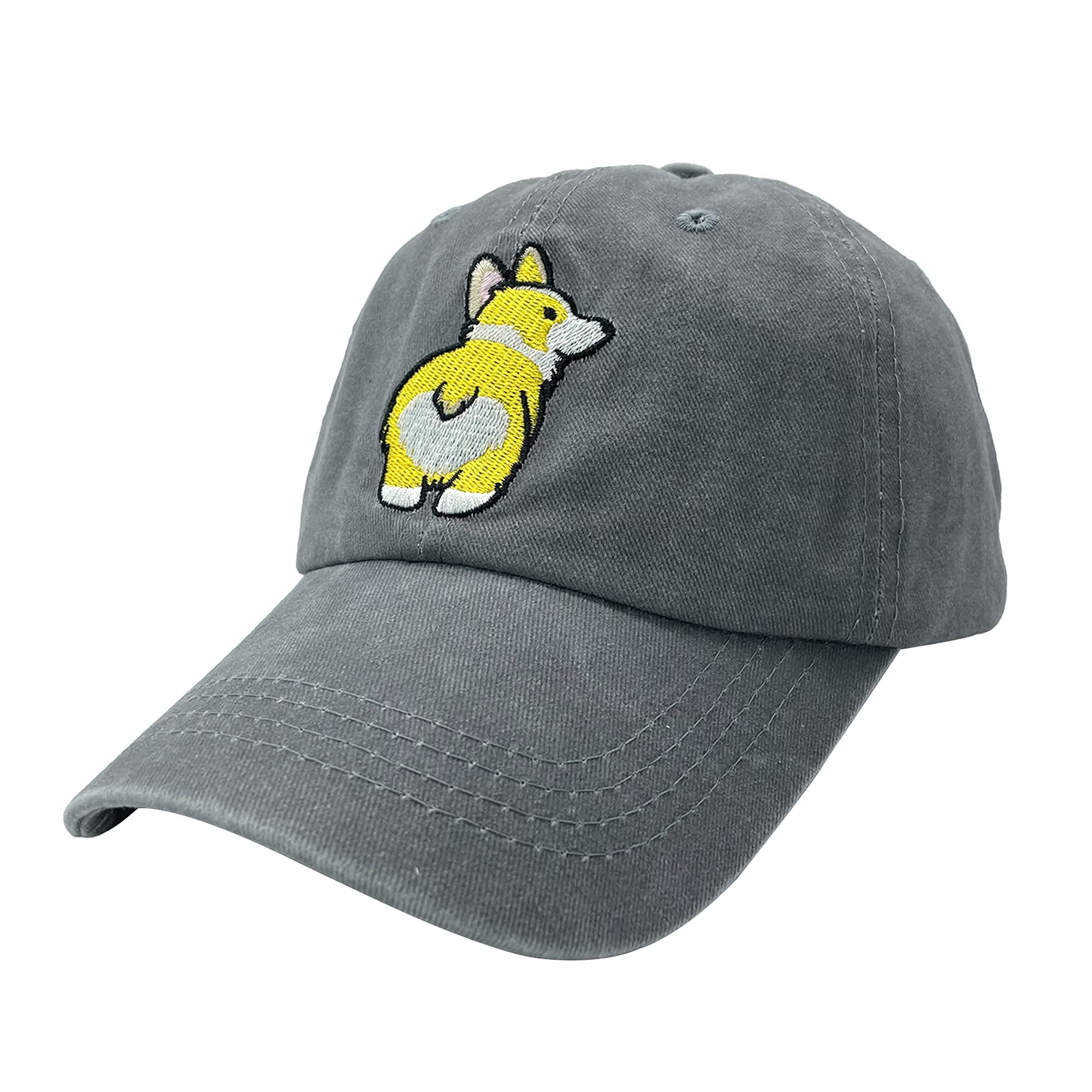 Men's & Women's Cute Corgi Dog Mom & Dog Dad Baseball Cap Vintage ...