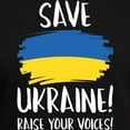 thumbnail image 3 of CafePress - Save Ukraine Raise Your Voices Men's Fitted T Shir - Men's Fitted T-Shirt, 3 of 4