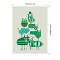 thumbnail image 5 of Kate and Laurel Framed Canvas Wall Art Print 'Christmas Sheep' by Rachel Lee, 18 x 24 Sylvie White Frame, Whimsical, Animal Art for Wall Decor, 5 of 8