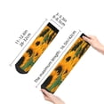 thumbnail image 5 of Bingfone Sunflowers 7 Design Patterned Men'S Women'S Casual Cotton Socks, 5 of 9