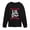 BLACK, variant on Instant Message - Baseball Lil Bro - Youth Boys Long Sleeve Graphic T-Shirt
