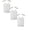 White Pack of 3, variant on Girls Camisole Solid Color Cotton Undershirt Tanks (Beige 12)