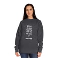 thumbnail image 4 of Soluvd Believe Unisex, Women's, Men's Crew Sweatshirt, 4 of 4