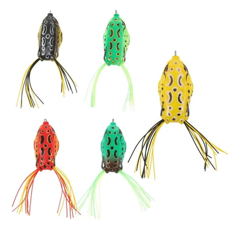5 Pcs Fishing Lures Topwater Baits Swimbait Lures Hard Bait Crankbaits Baits with Tackle Box