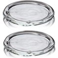 thumbnail image 2 of Portavelas Cumuiu Glass, paquete de 4 con 3 platos redondos transparentes, 2 of 4