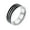 Silver, variant on Men's Women's Stainless Steel Black Enamel Plain Ring 8mm Classic High Polished Wedding Band Silver Size 7