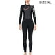 thumbnail image 2 of Trajes de neopreno SCR Traje de buceo Neopreno Cuerpo completo Manga larga Pantalones largos Ropa de baño térmica de una pieza con cremallera con cremallera Traje de surf negro XL XL 1.5mm Noticed OD017110-11, 2 of 6