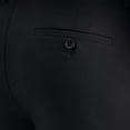 thumbnail image 5 of Haggar Men's Dress Pant Straight Fit Stretch Trousers Super Flex Waistband, Black, 5 of 5
