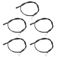thumbnail image 1 of Unique Bargains 5pcs 10K Temperature Sensor Probe NTC Thermal Sensor Probe 30cm Digital Thermometer Extension Cable, 1 of 5