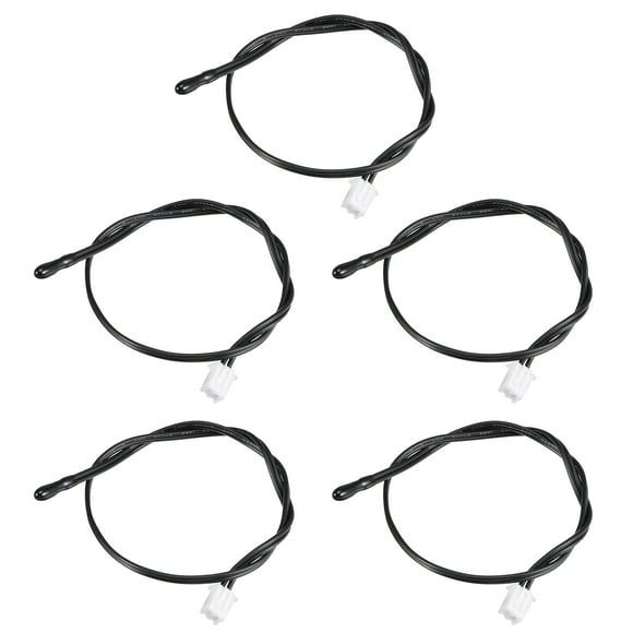 Unique Bargains 5 Pcs Sonde de Capteur de Température 10K Sonde de Capteur Thermique NTC Câble d'Extension de Thermomètre Numérique 30cm