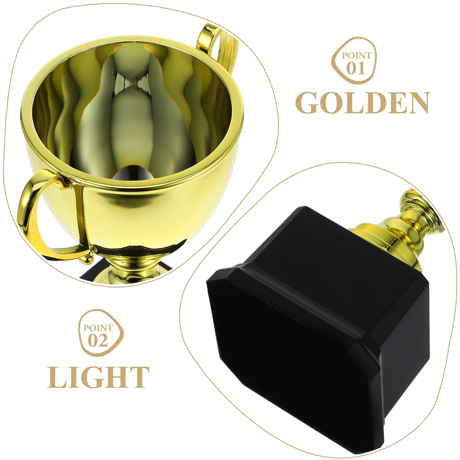 WEUVEB Plastic Sports Trophy Award for Events, Recognition, and Commemorative Prizes with Quality Design