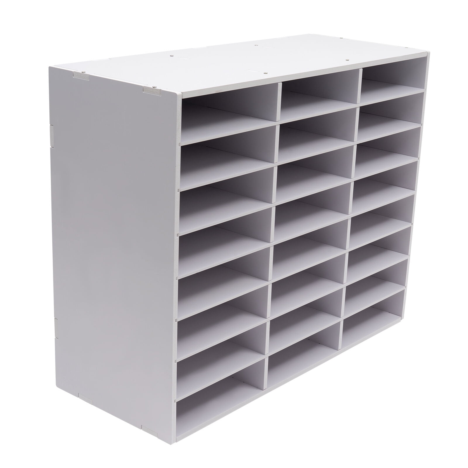 24 Compartments Literature Organizer File Sorter Paper Storage Holder Office  Used to Organize Student Assignments, Books, Magazines, Files.