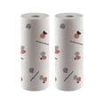 thumbnail image 1 of Microfiber Cleaning Cloth Roll -100 Pack, Total 2 roll, Tear Away Towels, Reusable and Washable Rags, for Auto, House, Garage or Kitchen, 1 of 5
