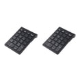 thumbnail image 3 of Matsuzay Teclado negro 22 teclas MIni Numpad Teclado numérico Bluetooth Compatible con sistema Windows Android Nuevo Type1 NO1, 3 of 5