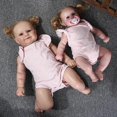 thumbnail image 3 of 20inch/24inch Reborns for Doll Opened-Eyes Baby Girl for Doll Nurturing for Doll Gift for Baby Realistic for Doll Handma brown eye 60cm, 3 of 4