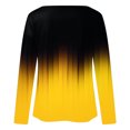thumbnail image 5 of Pntutb Moda Mujer Cuello Redondo Manga Larga Estampado Casual Camiseta Blusa Pntutb Pntutb-1715, 5 of 5