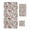 Tan Light Pink, variant on White Pink Flower Towel Set of 3, Soft Microfiber Bath Towels, Hand Towel, Washcloths, Shabby Chic Spring Vintage Leaf Green Quick-Dry Absorbent Towels for Bathroom Kitchen Hotel Beach Gym Spa