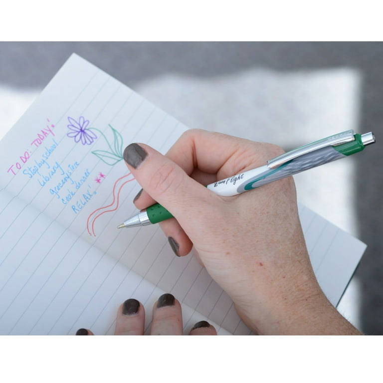 Z-Grip Flight Retractable Ballpoint Pen 1.2mm Blue Dozen - Walmart.com