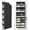 Black, variant on LazySpin Over the Door Organizer 5 Tiers, Extra Large Behind Door Storage of 10 Compartments, Over the Door Storage, Door Hanging Organizer for Closet, Diaper Organizer, Toy Storage, Grey