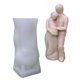 thumbnail image 1 of de pareja Molde de vela de silicona Molde de epoxi de fundición de resina para la fabricación de velas amantes Zulema molde de vela de silicona, 1 of 8