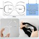thumbnail image 2 of 4 Pieces Prescription Ski Goggles RX Insert Optical Adaptor Ski and Snowboard Goggle Insert Adaptor Optical Insert, 2 of 3