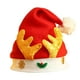 thumbnail image 2 of Conjunto de gorros navideños con astas | Gorro de Papá Noel y gorro de muñeco de nieve para fiestas navideñas | Gorros de tela no tejida para adultos y niños, 2 of 7