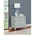 thumbnail image 2 of Gunnison 2-drawer Nightstand Silver Metallic, 2 of 14