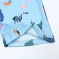 thumbnail image 6 of Emy Dola Baby Boy Swimsuit with Hat Toddler Short Sleeve One Piece Bathing Suit Kids UPF 50+ Zipper Rash Guard Swimwear 0-8T, 6 of 8